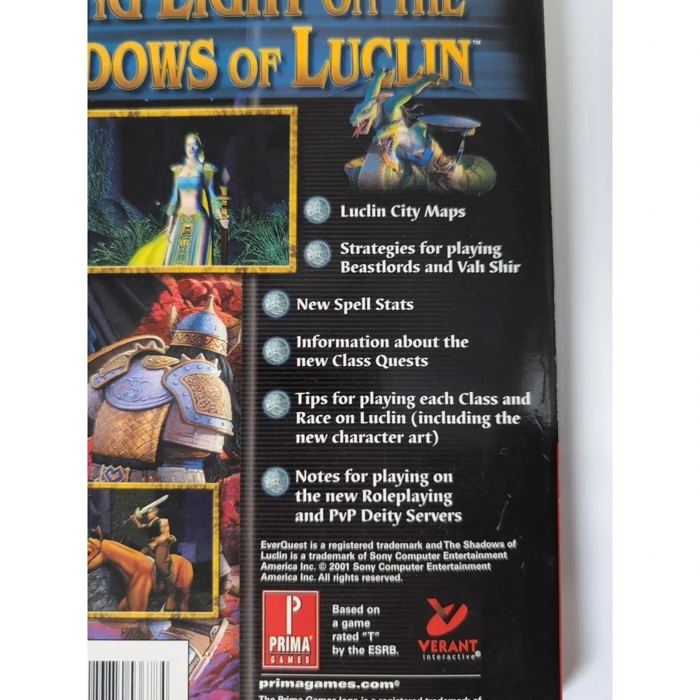 EverQuest Shadows‎ of Luclin PC Strategy Guide Cheap Buck Prima Games